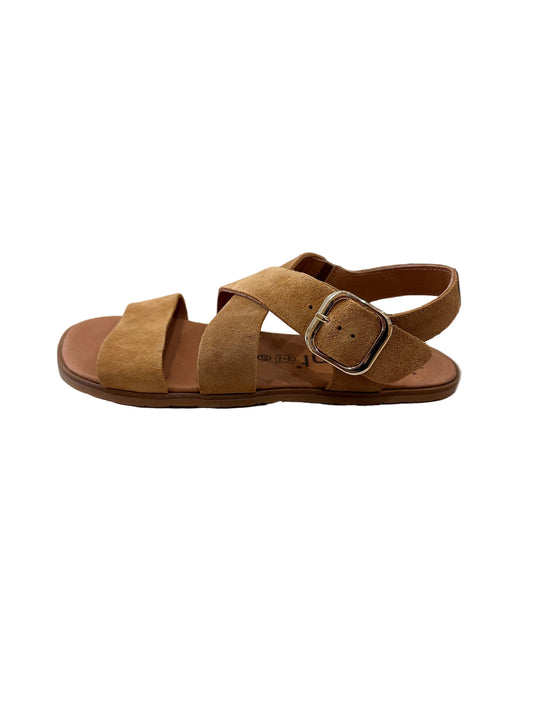 SANDALIA BAREFOOT PIEL VIVANT LINO CAMEL