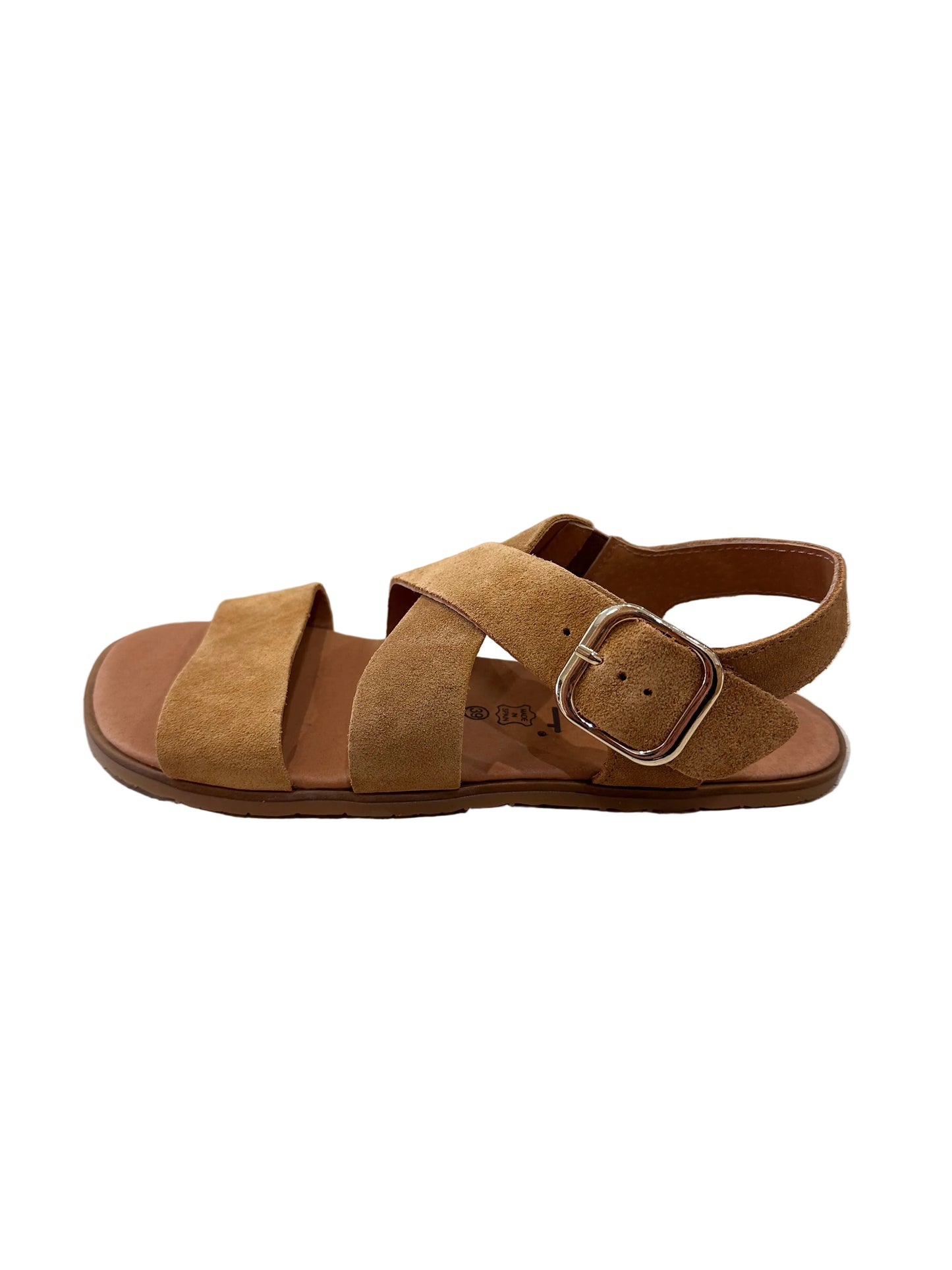 SANDALIA BAREFOOT PIEL VIVANT LINO CAMEL
