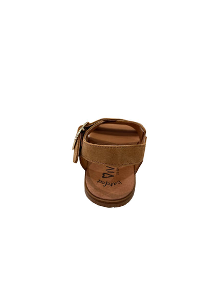 SANDALIA BAREFOOT PIEL VIVANT LINO CAMEL