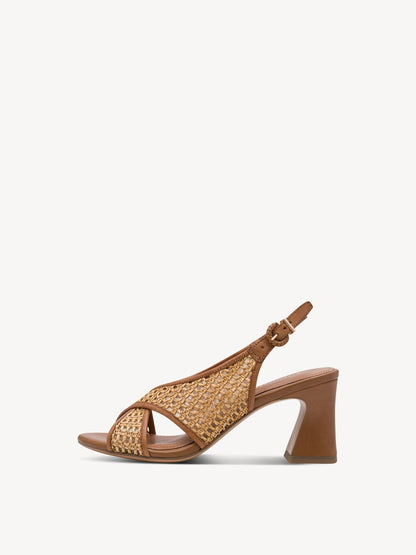 SANDALIA TACÓN TAMARIS RAFIA