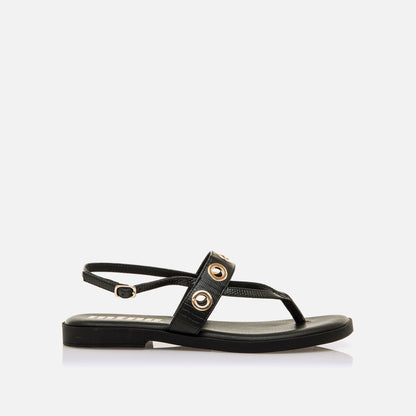 SANDALIA NEGRA MUSTANG ALYSA 55755