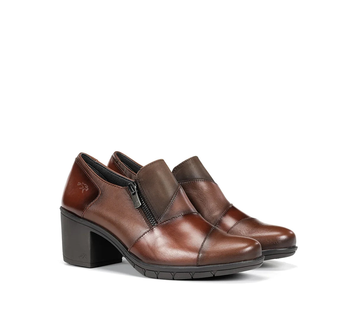 FLUCHOS ZAPATO ABOTINADO NYDIA F1802 Slip On Marrón