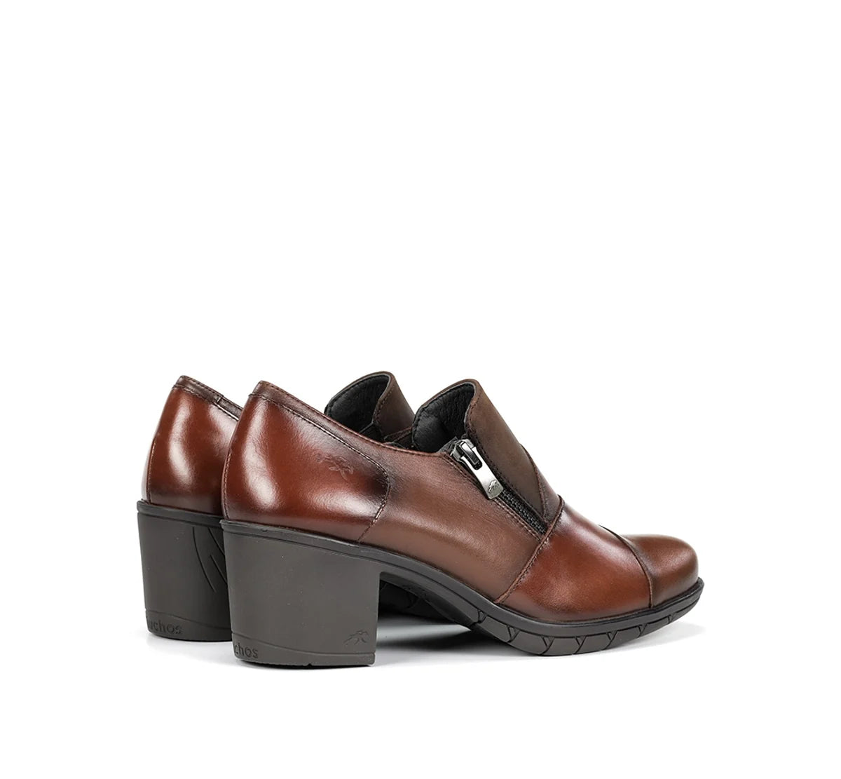 FLUCHOS ZAPATO ABOTINADO NYDIA F1802 Slip On Marrón