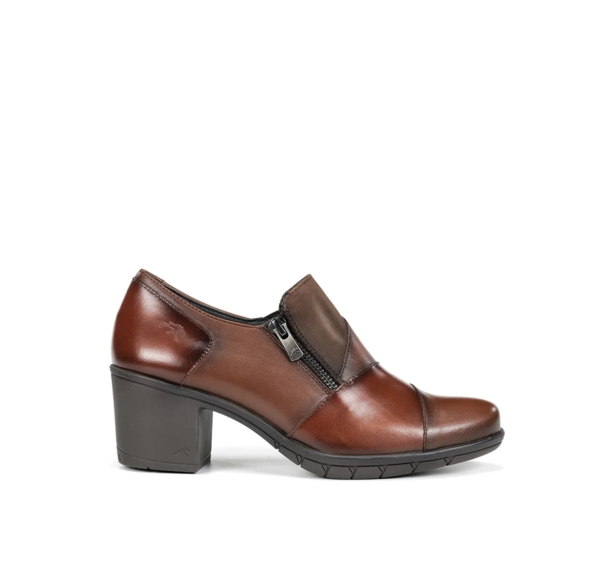 FLUCHOS ZAPATO ABOTINADO NYDIA F1802 Slip On Marrón