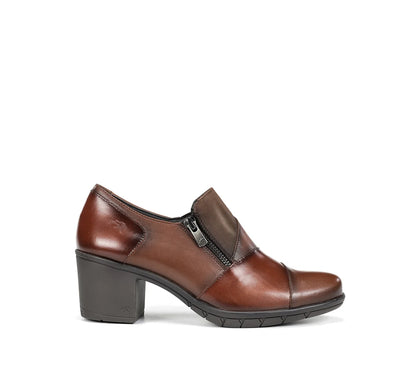 FLUCHOS ZAPATO ABOTINADO NYDIA F1802 Slip On Marrón